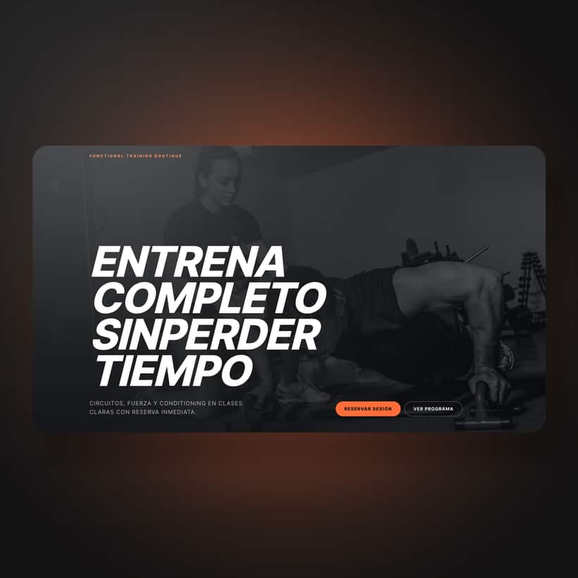 Plantilla Entrenamiento funcional