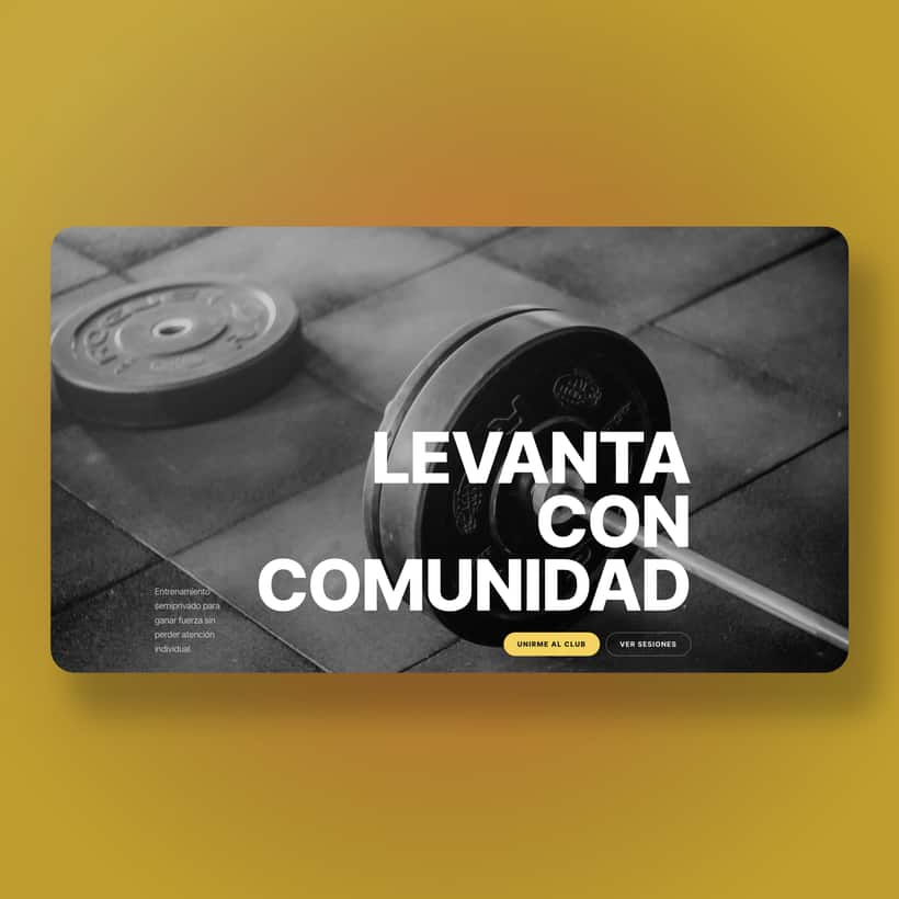 Plantilla Club de fuerza