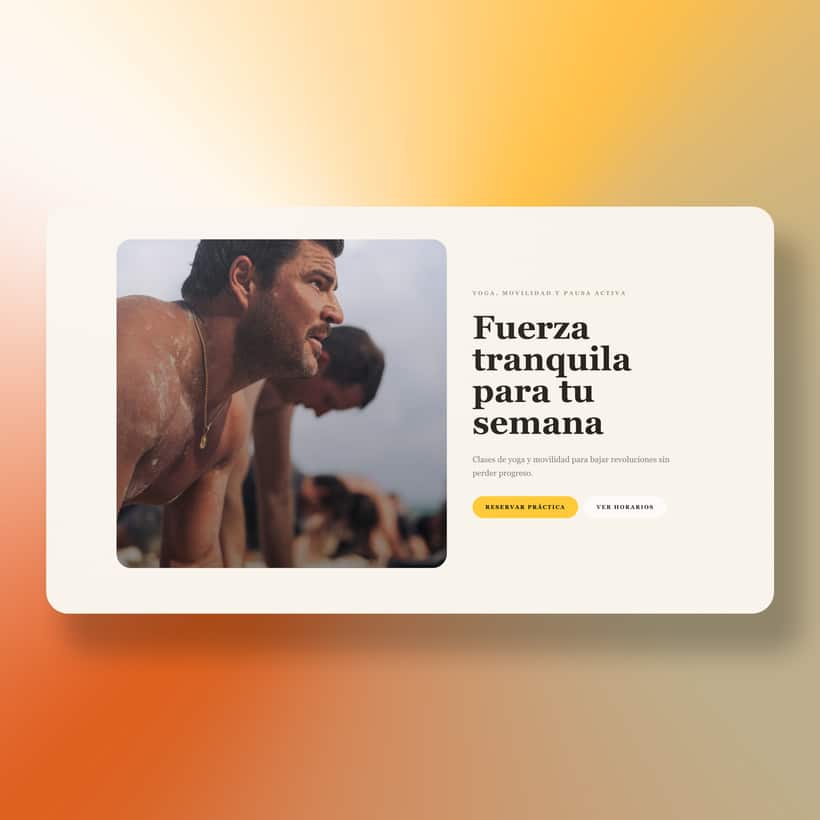Plantilla Fuerza tranquila